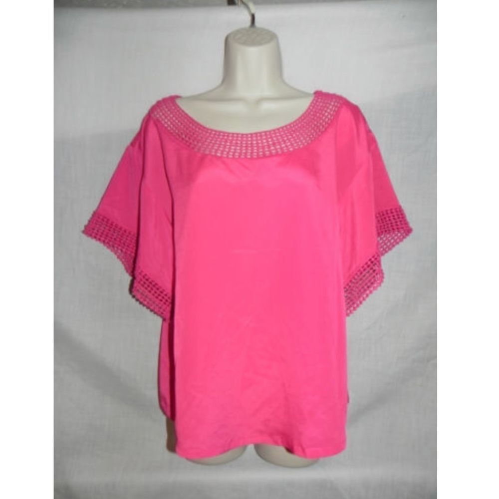 Will Smith Pink Blouse Shirt Small Womens NWT